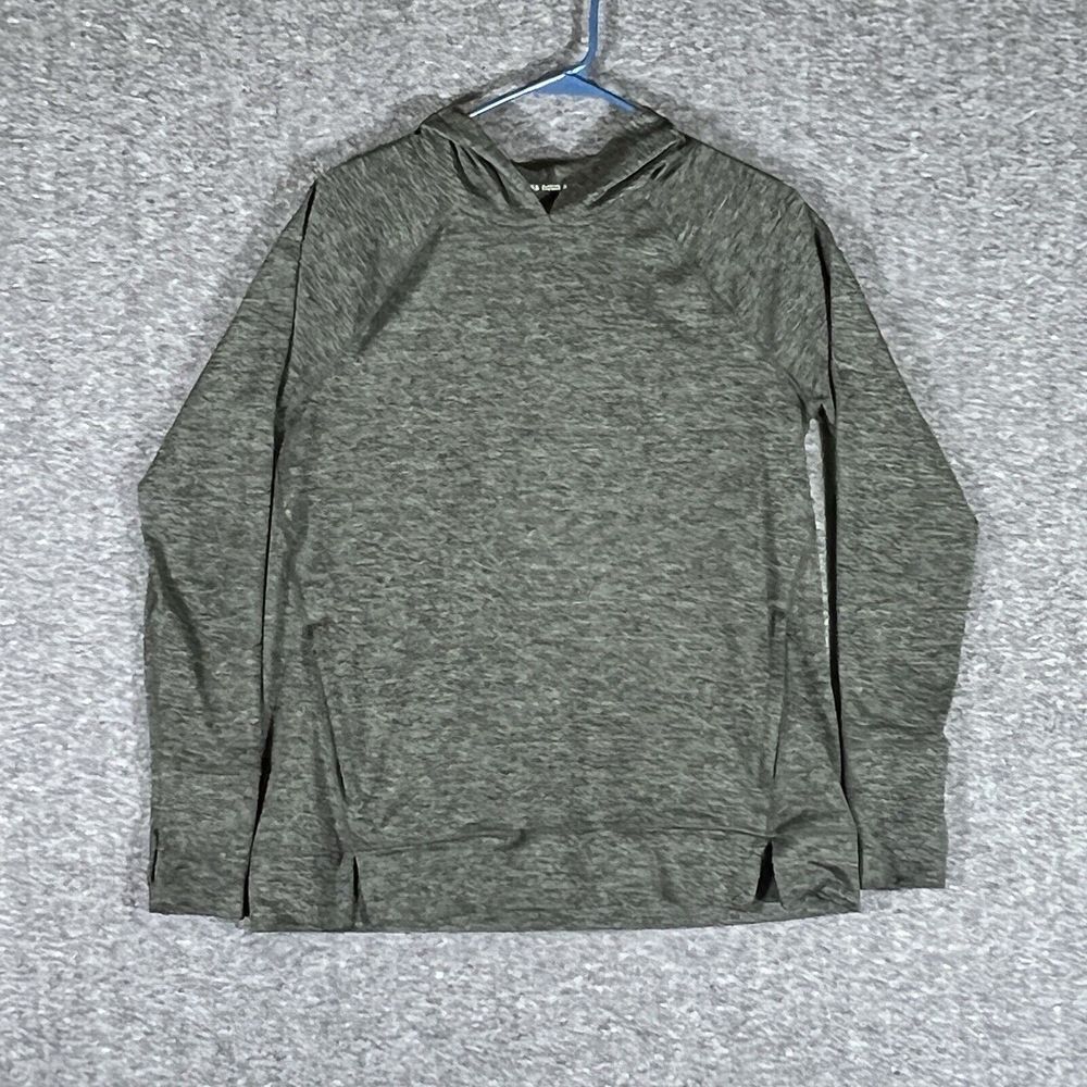 Offline By Aerie Pullover Womens S Grey Space Dye Long Sleeve